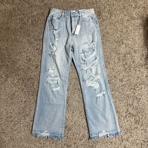 Petra 153 Distressed Light Wash Women's Jeans size 11/29